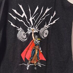 Graphic Tee with Superhero Design